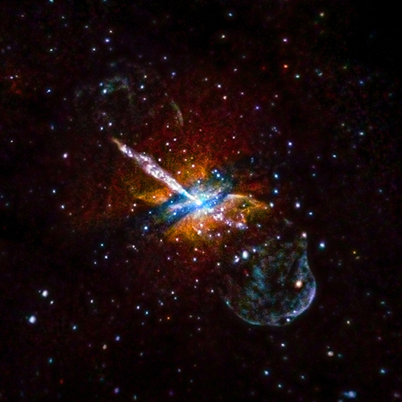 Chandra 9-day look at Cen A