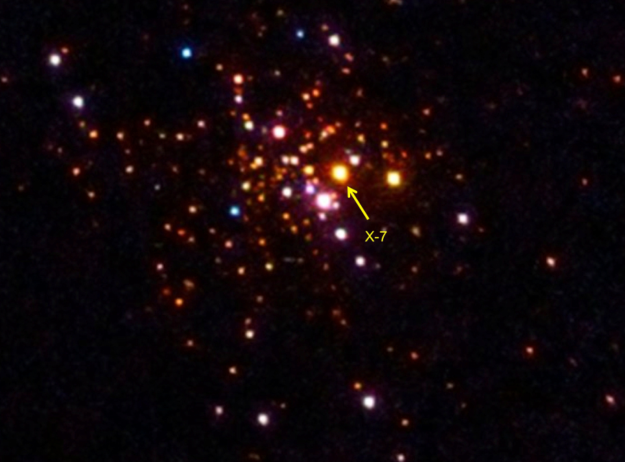 Chandra image of 47 Tuc