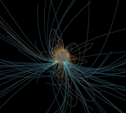 A possible magnetic field configuration for the pulsar  J0030+0451