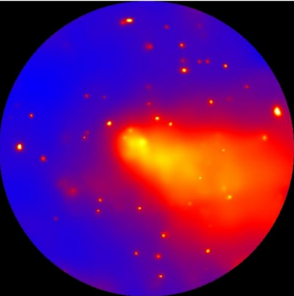 XMM EPIC image of Abell 3376