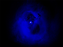 Chandra X-ray image of the Perseus Cluster and the central supermassive black hole