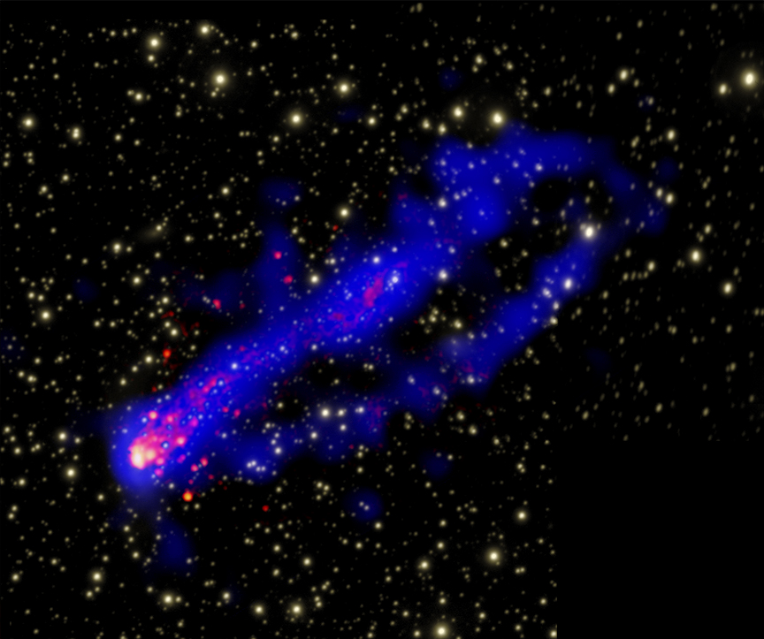 X-ray and optical image of ESO 137-001