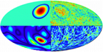 The signatures of a bubble collision at various stages in the analysis pipeline.