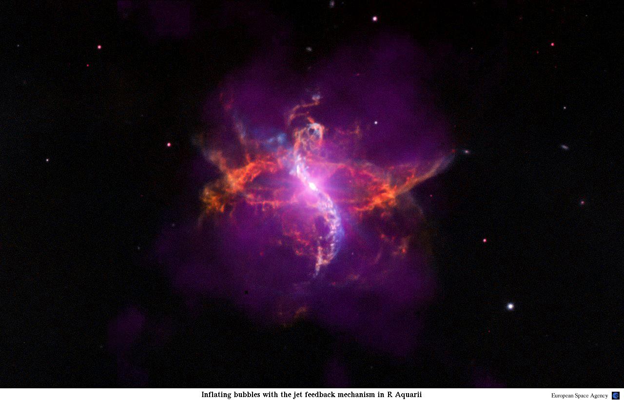 XXMM-Newton X-ray and optical image of ejecta from the symbiotic system R Aqr