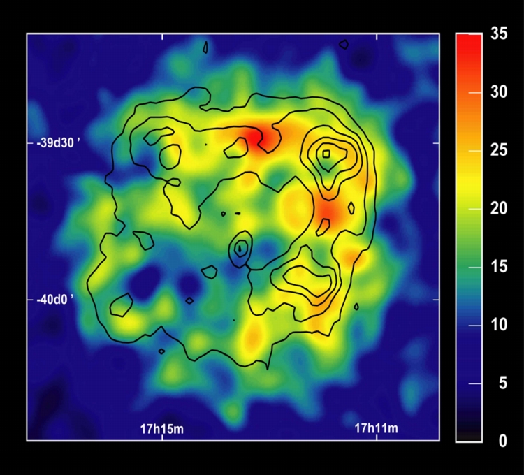 H.E.S.S. image of SNR RX J1713.7-3946