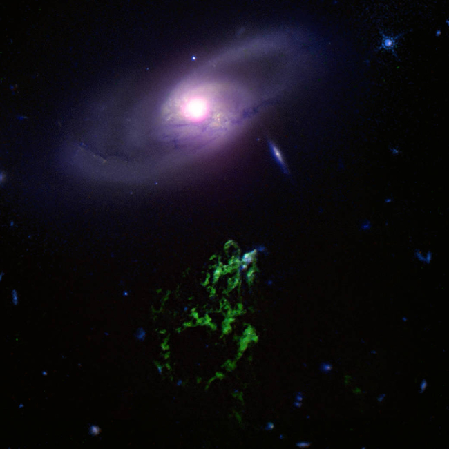 HST and Chandra image of Hanny's Voorwerp