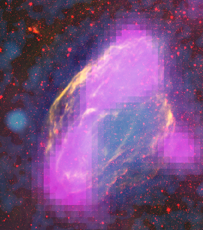 Fermi and composite image of W44