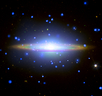 Chandra, Hubble and Spitzer images of the Sombrero Galaxy