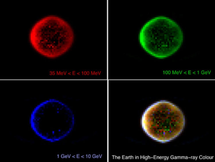 Earth as seen by CGRO