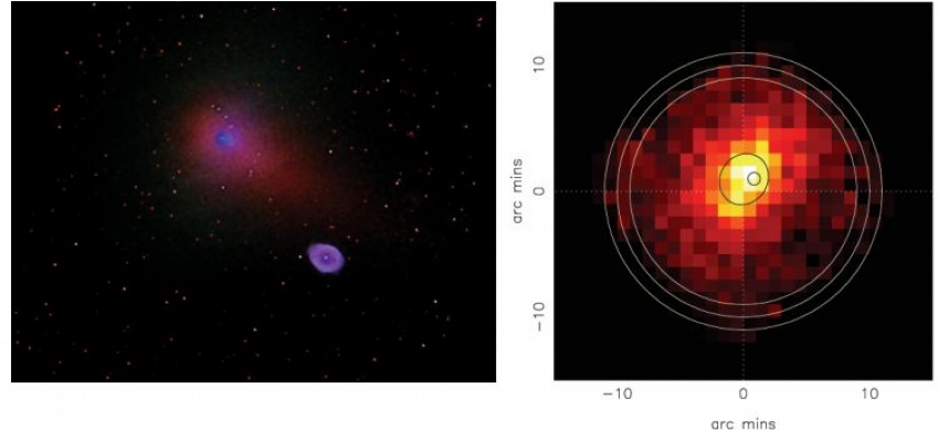 Swift view of Comet 73P/Schwassmann-Wachmann 3 