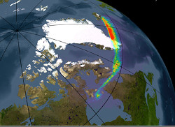 Chandra X-ray emission from earth's aurora