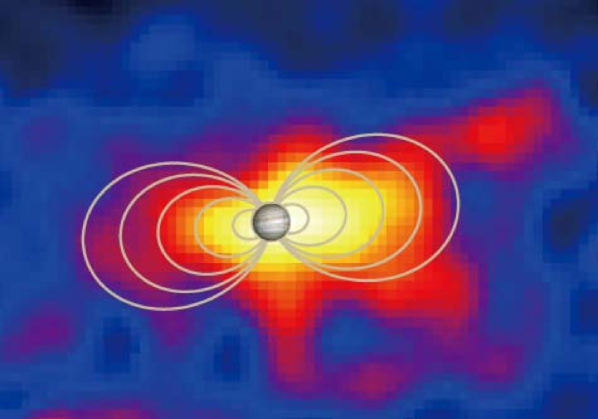 Suzaku X-ray image of Jupiter