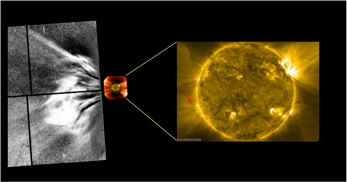 March 22 2022 solar flare and CME seen by Solar Orbiter