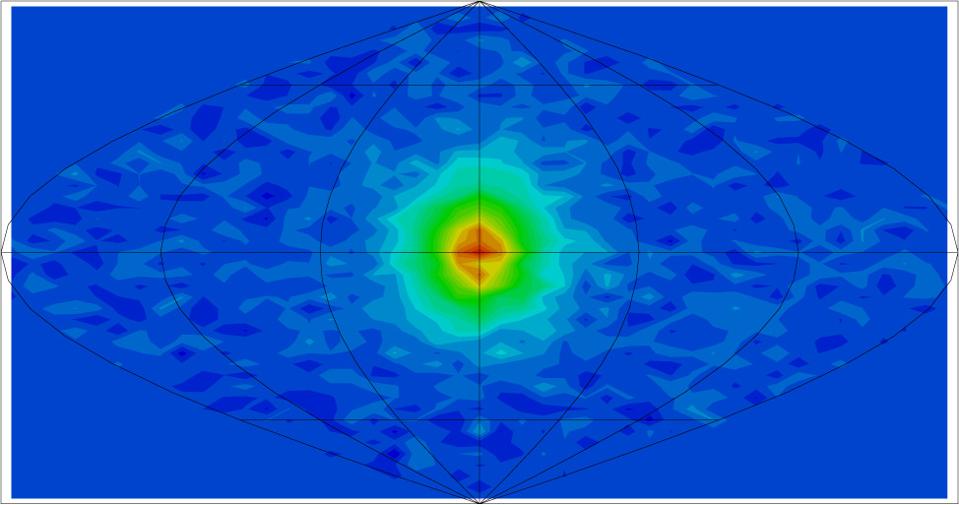 Neutrino image of the Sun