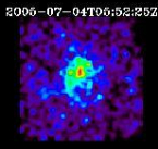 XMM Optical Monitor images of Deep Impact