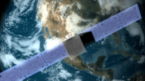 Fermi Gamma-Ray Space Telescope over the thunderous Earth