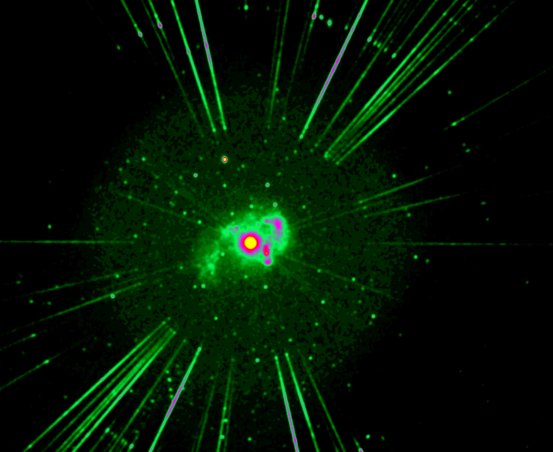 Chandra HETG X-ray image of Eta Carinae