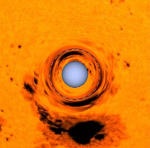 Illustration of a self-lensing binary