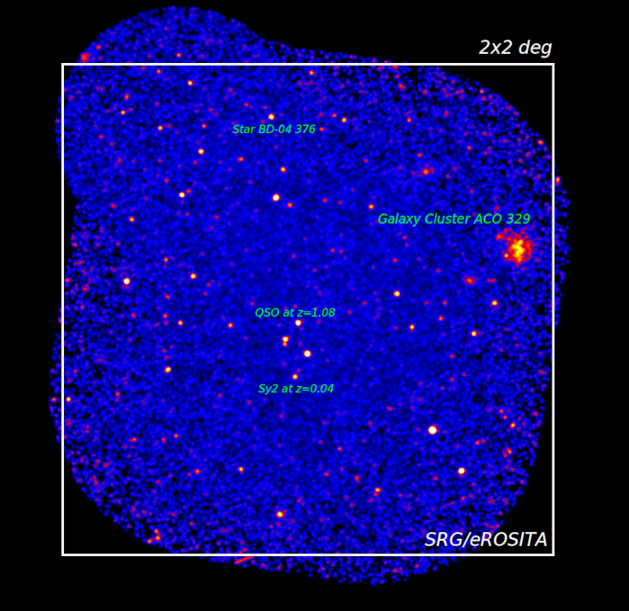 eROSITA first X-ray science image with TM6