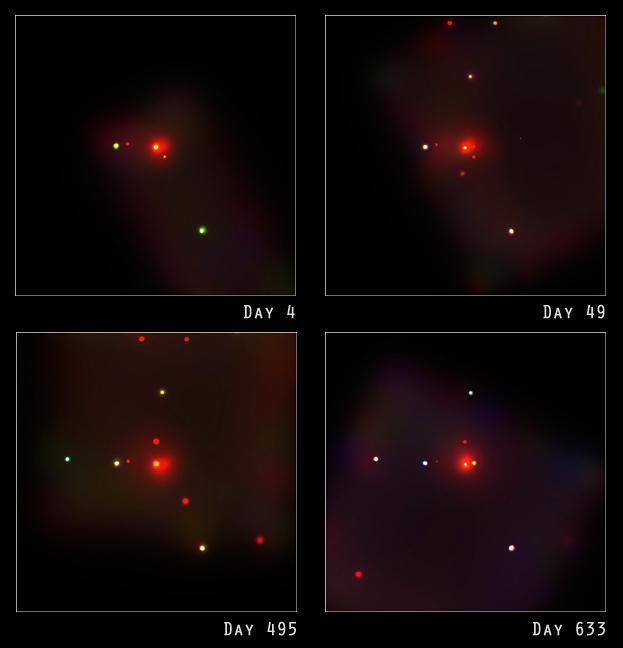 Chandra Image of Variable Sources in NGC 1637