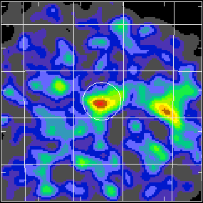 GRB970402 afterglow images separated by 2 days.