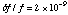 delta f /f = 2 x 10^-9