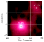 EGRET Image of 3C 279 and 3C 273