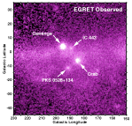 Observed EGRET Image of Anticenter