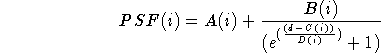 psf equation