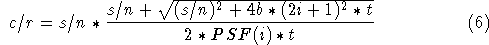 count rate equation