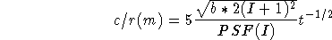 minumin detectable count rate equation