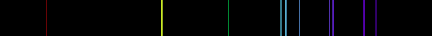 Helium spectrum