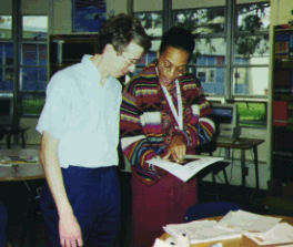 students at Drew Freeman Middle School