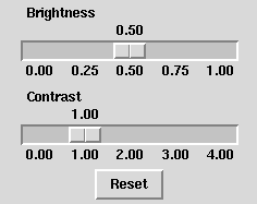 /xtk color table adjustment